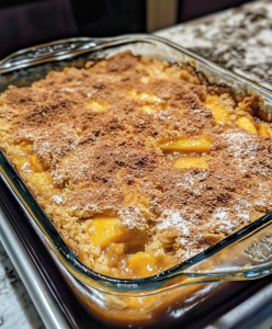 Peach Cobbler Dump Cake