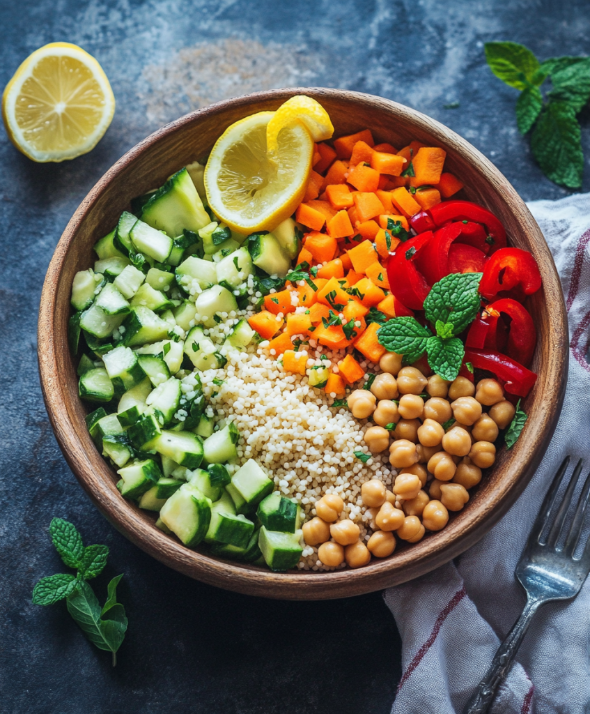 Bowl de Semoule aux Légumes Croquants