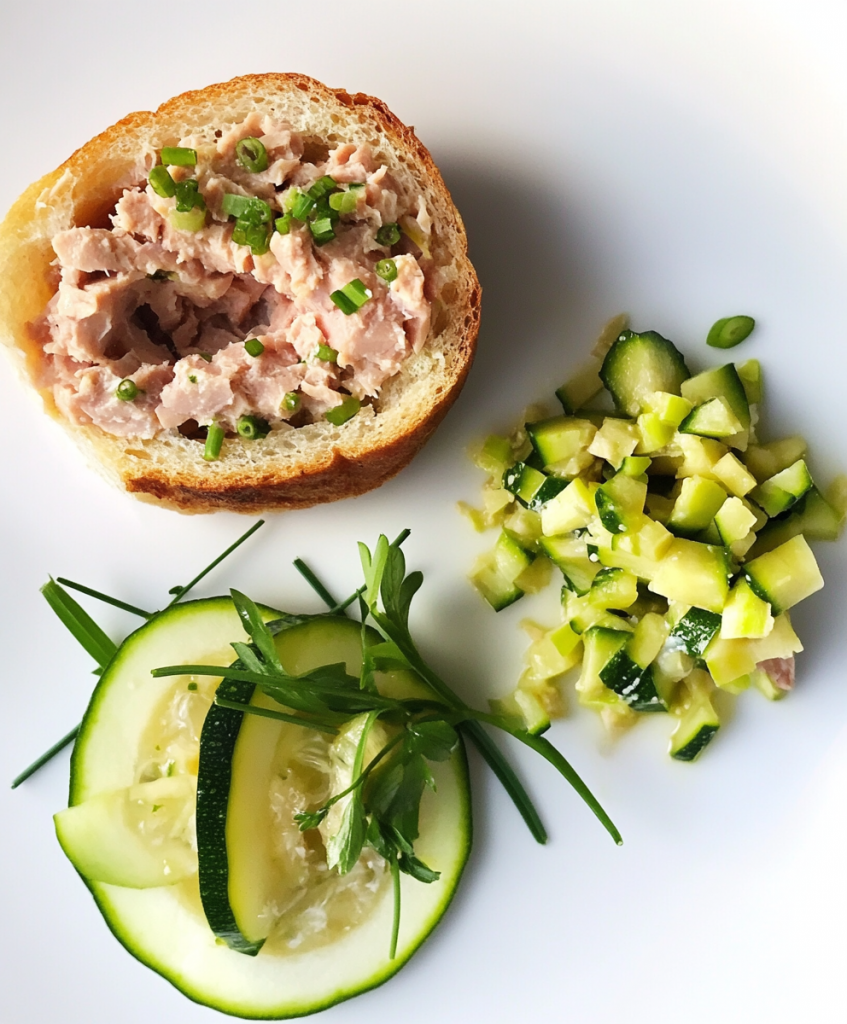 Rillettes de Thon et Courgette Râpée