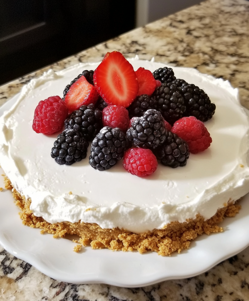 No-Bake Yogurt Cheesecake