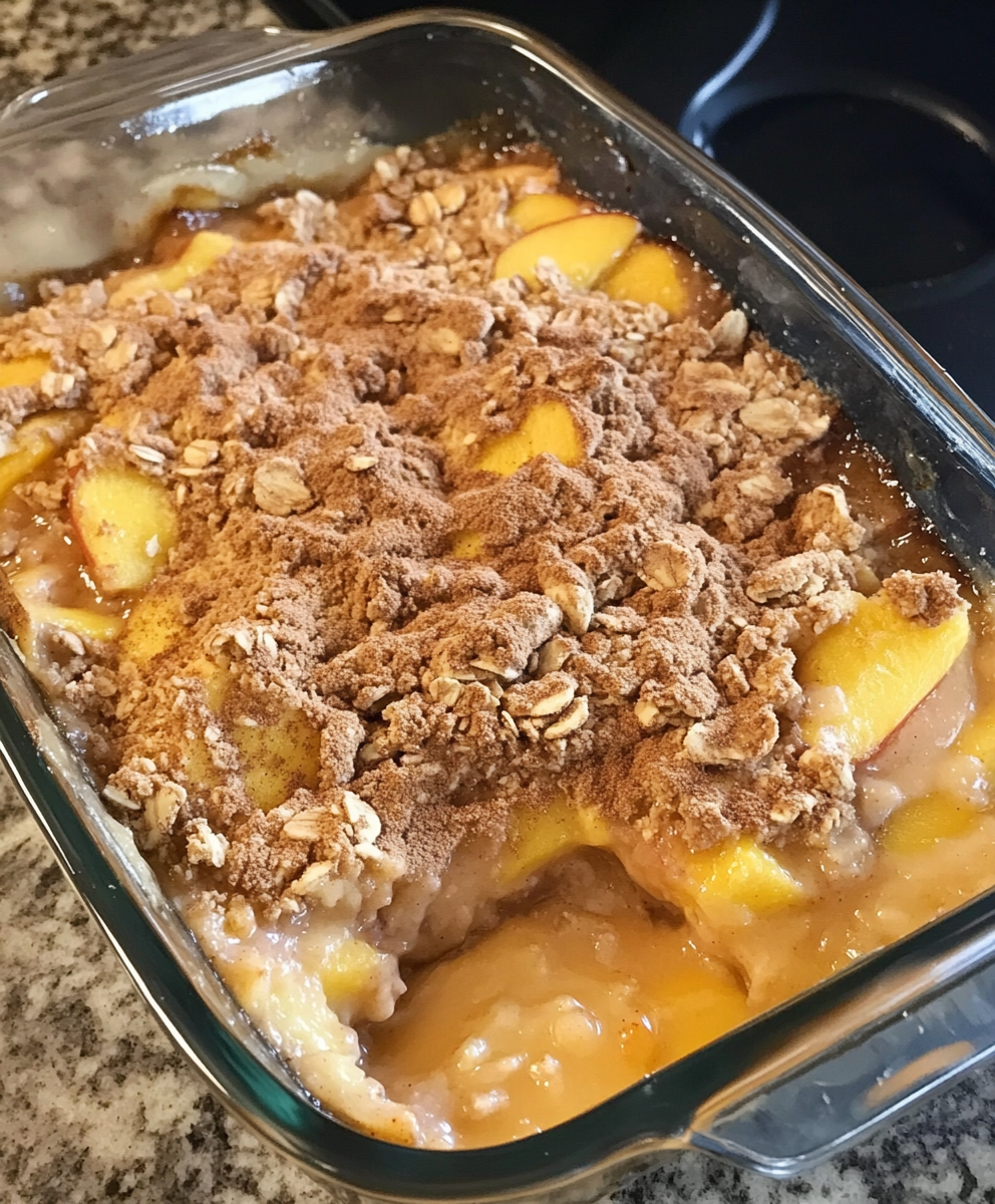 Peach Cobbler Dump Cake - Another View